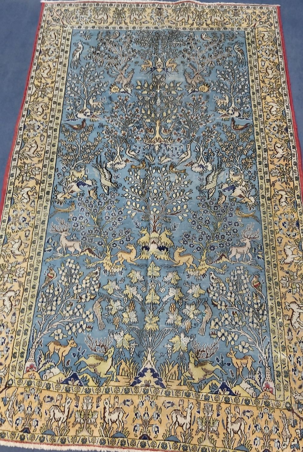 A Qum carpet, 254 x 156cm